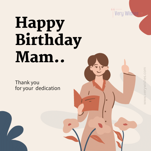 Birthday Wishes for Mam Best Messages, Quotes Very Wishes