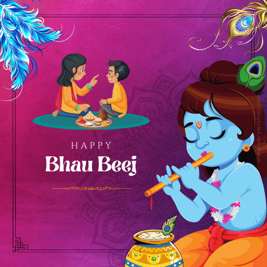 Happy Bhau Beej Wishes - History, Significance, Hashtags, Puja Method