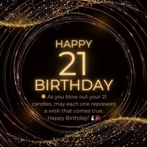 180+ 21st Birthday Wishes for a Girl - Sweet Card Messages - Very Wishes