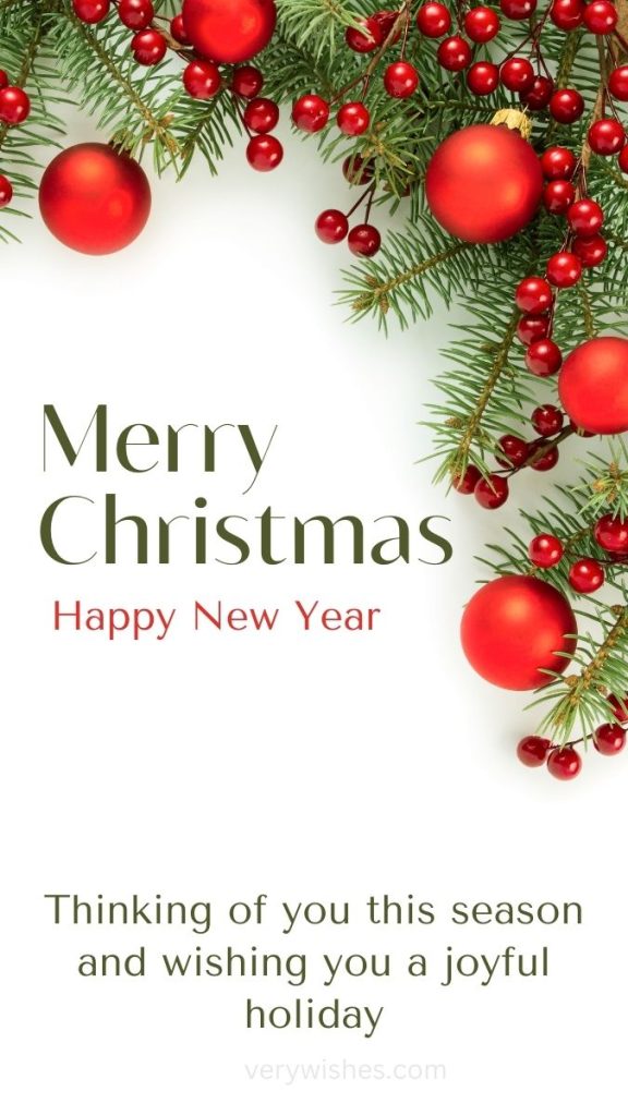Happy New Year & Merry Christmas Wishes WhatsApp