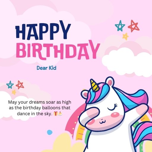 Happy Birthday Wishes for Children