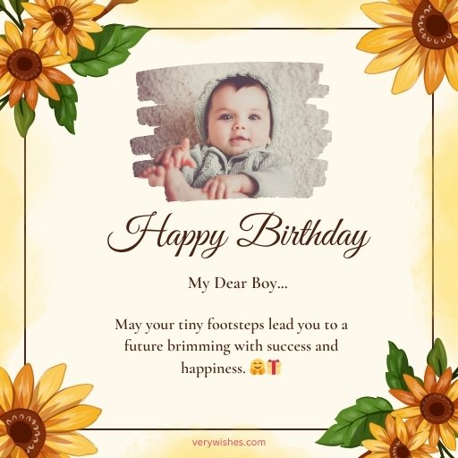 Happy Birthday Wishes to Baby Boy