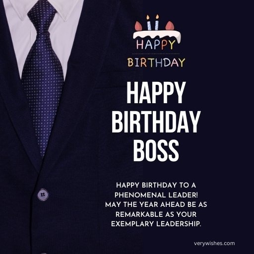 Happy Birthday Wishes to Boss
