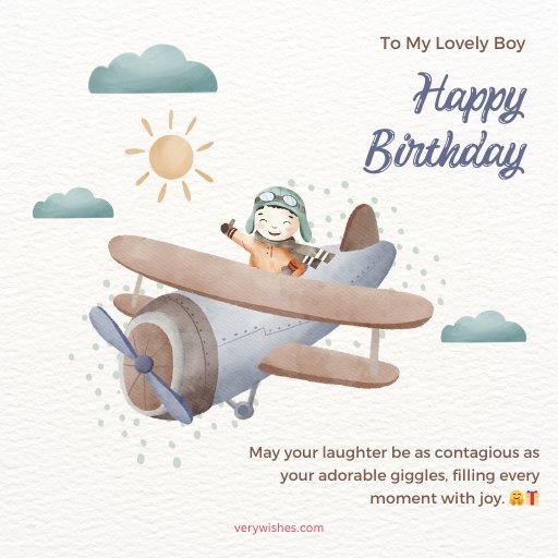 Lovely Birthday Wishes for Baby Boy