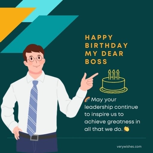 Professional Birthday Wishes and Messages for Boss