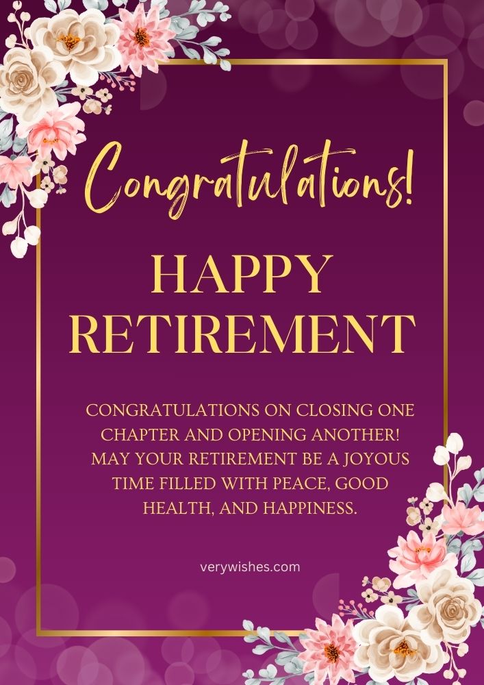 Retirement Messages for a Colleague