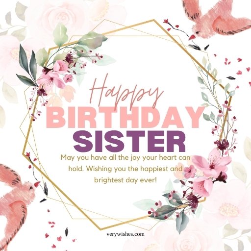 720+ Happy Birthday Sister Images with Wishes - Pics, Pictures, Photos ...