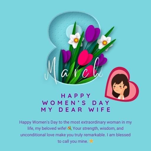 Happy Women's Day Wishes for Wife